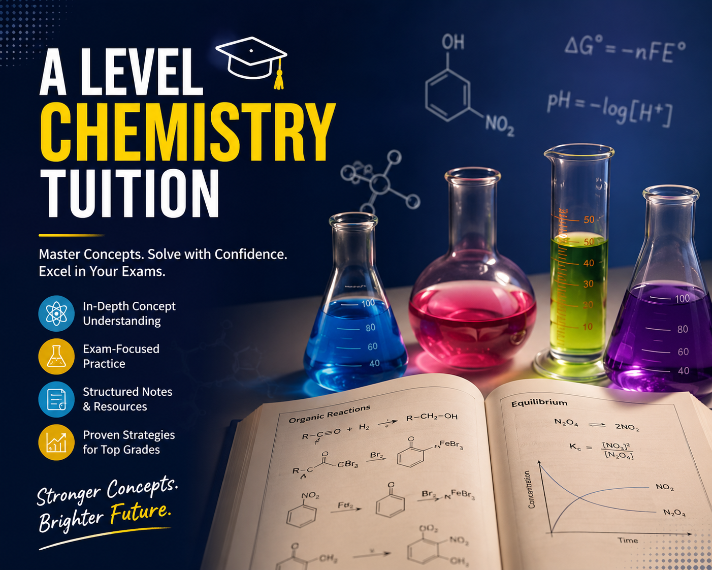 A chemistry teacher providing personalised laboratory guidance