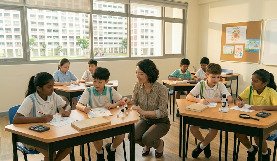 Students learning chemistry through practical classroom activities